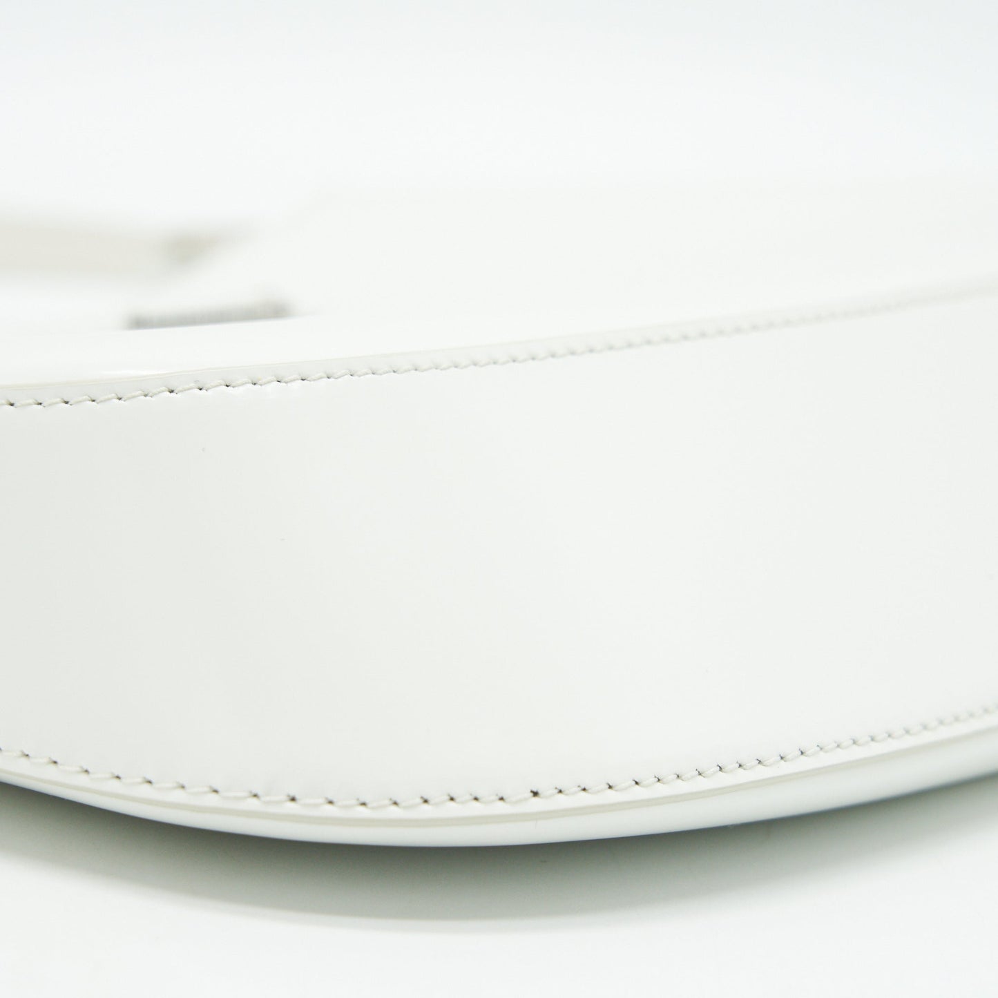 PRADA Cleo Bag in White SHW