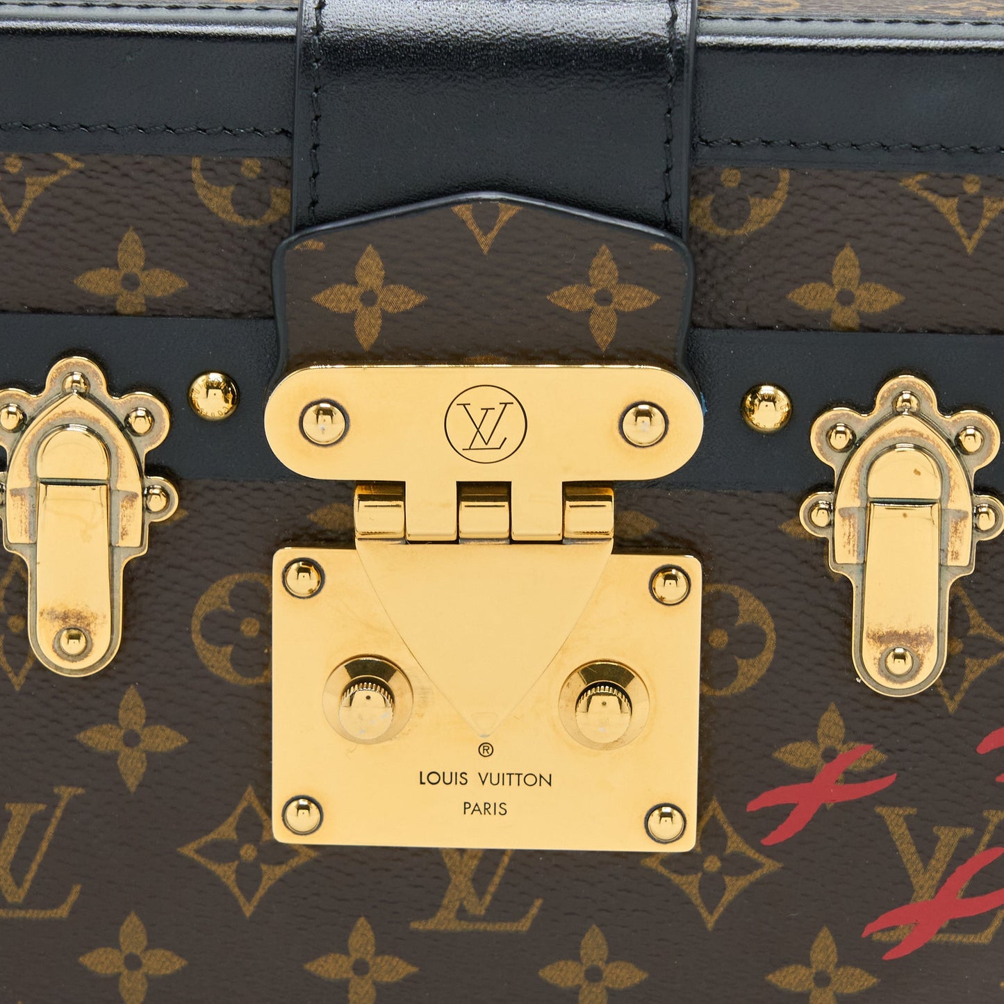 Louis Vuitton Petit Malle Monogram Canvas GHW