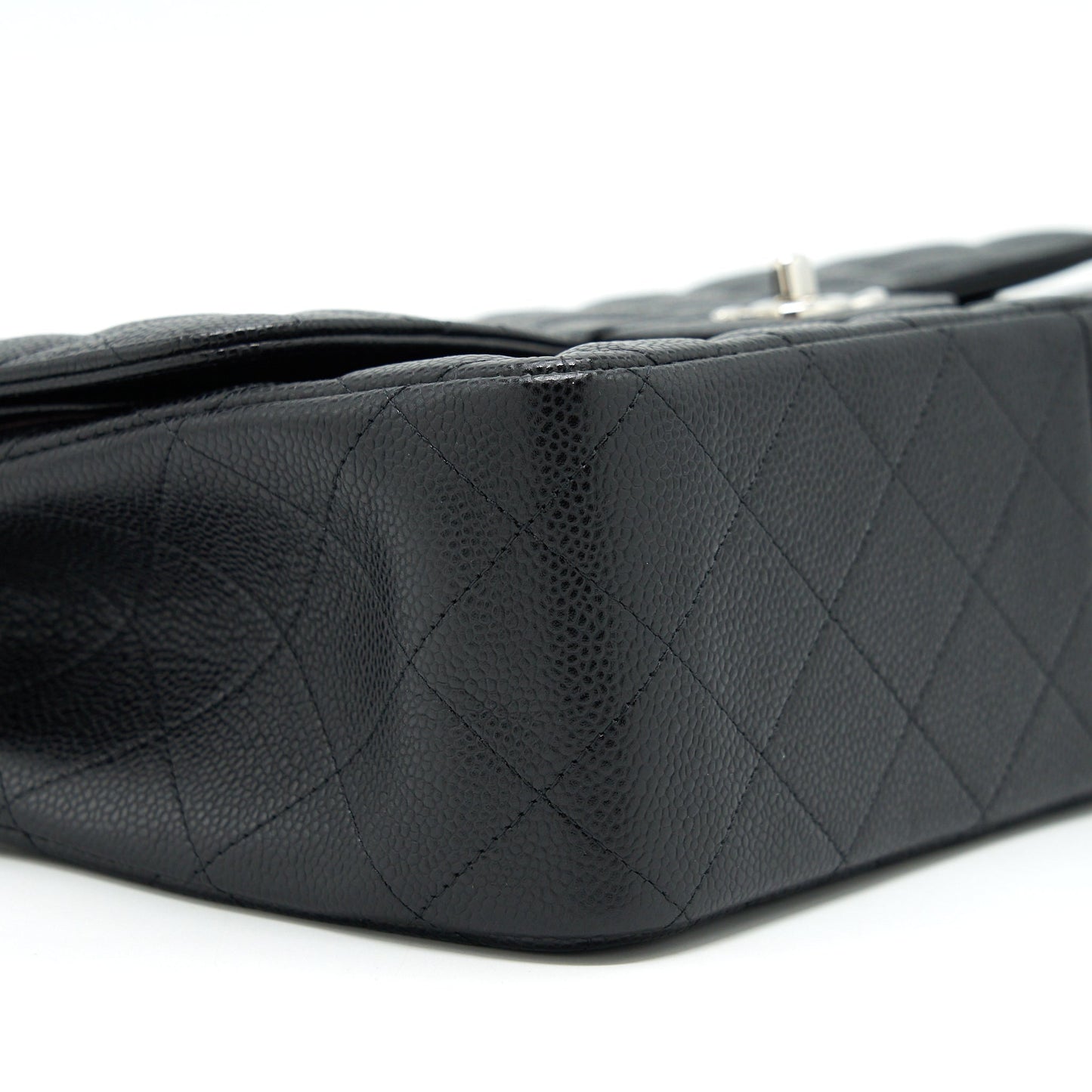 Chanel Jumbo Classic Double Flap Bag Caviar Black SHW