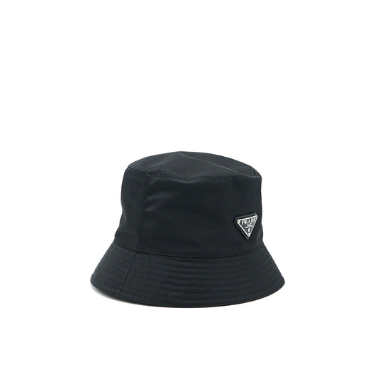 Prada Size S Bucket Hat Re-Nylon Black SHW