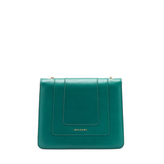 Bvlgari Serpenti Forever Chain Bag Green