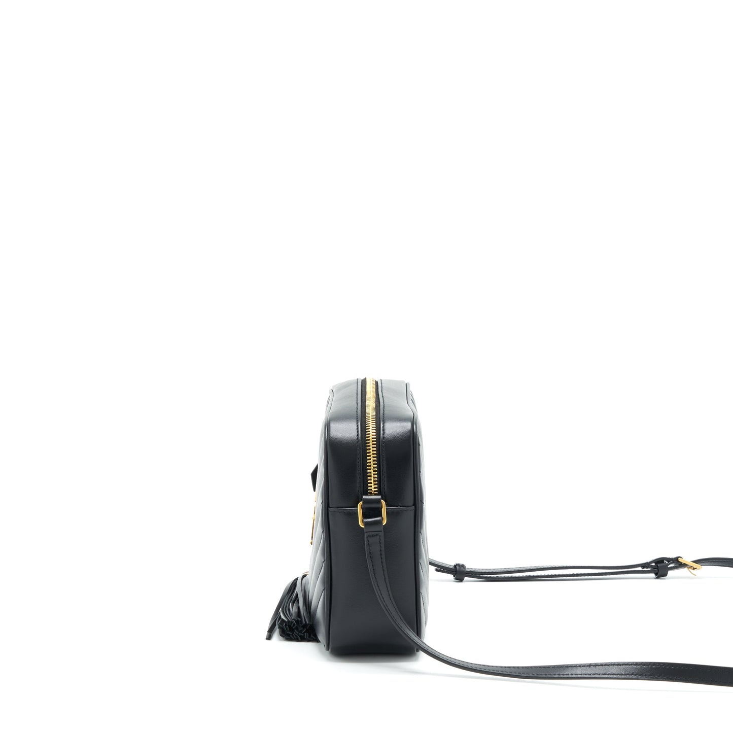 Saint Laurent/YSL Lou Camera Bag Calfskin Black GHW
