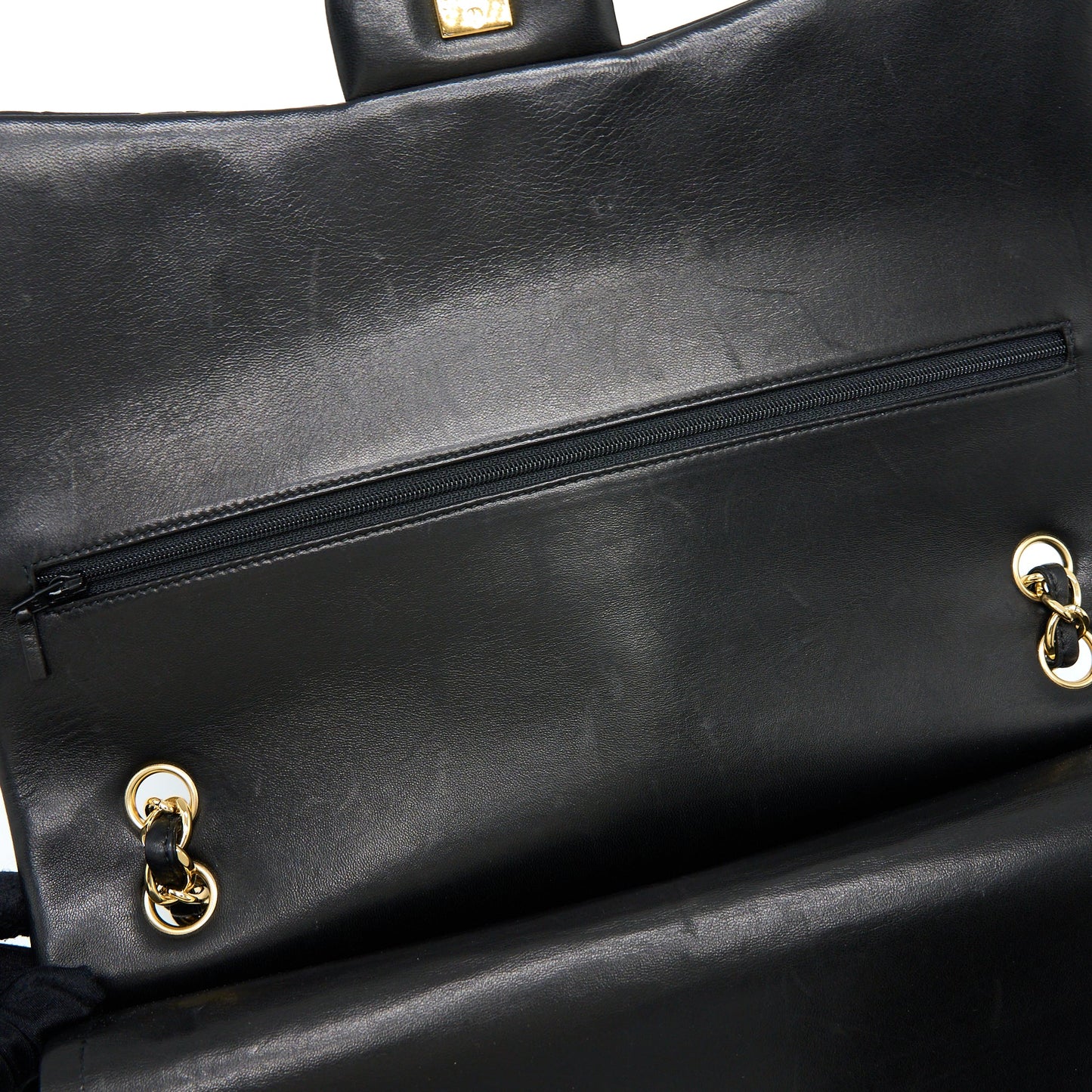 Chanel Maxi Classic Double Flap Bag Lambskin Black GHW