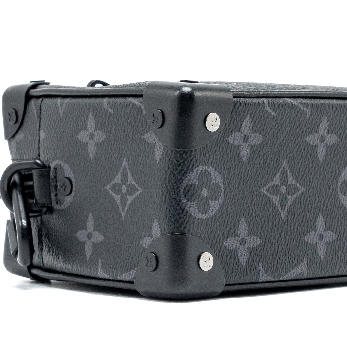 Louis Vuitton Mini Soft Trunk monogram eclipse black hardware