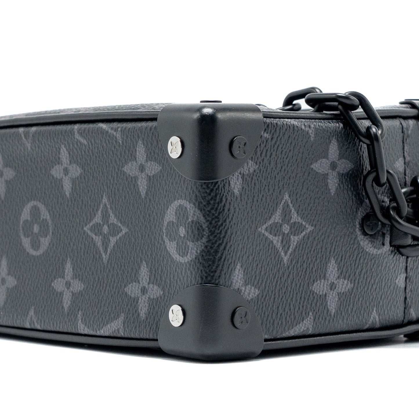 Louis Vuitton Mini Soft Trunk monogram eclipse black hardware