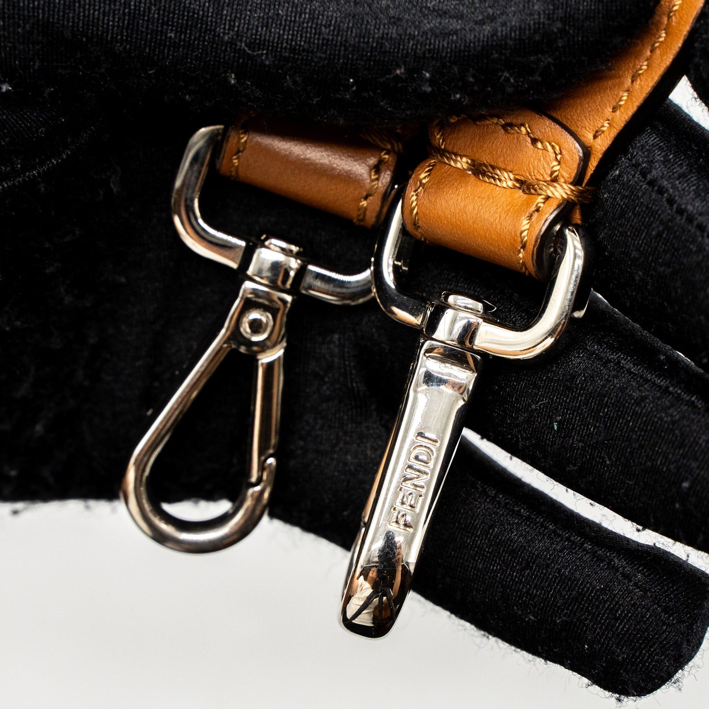 Fendi DotCom Bag Calfskin Brown SHW