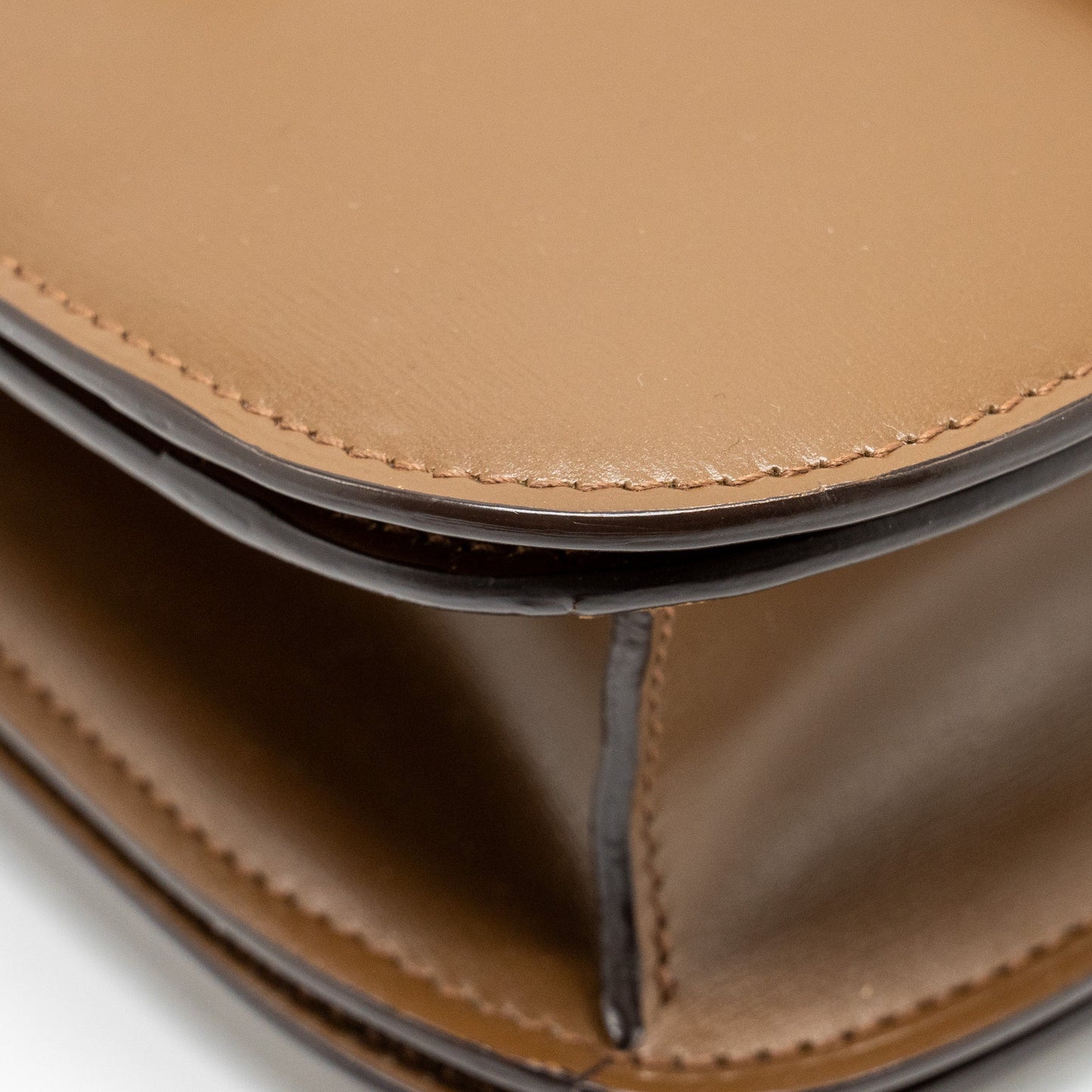 Celine Medium Classic Box Bag Calfskin Brown GHW