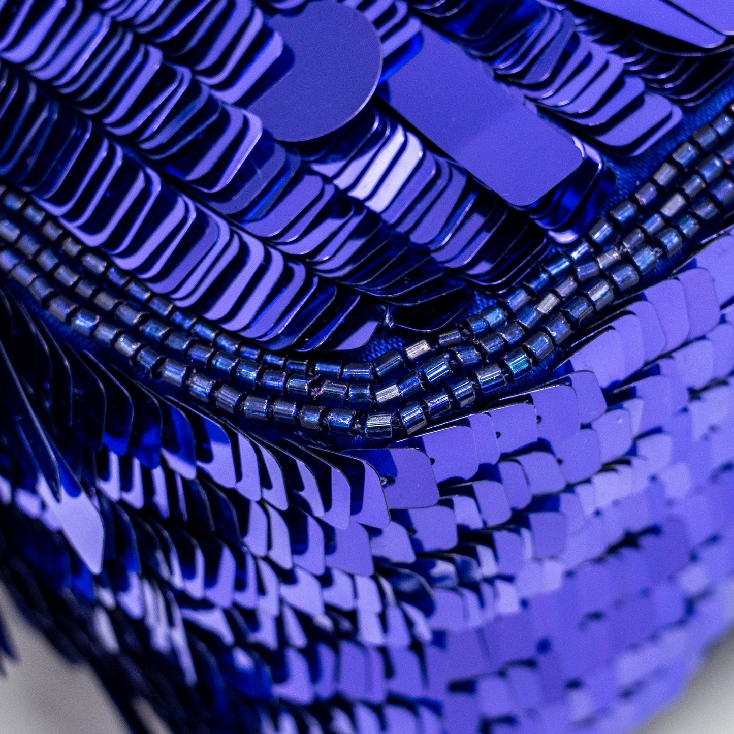 Fendi Baguette Bag Limited Edition Sequin/Leather Purple GHW