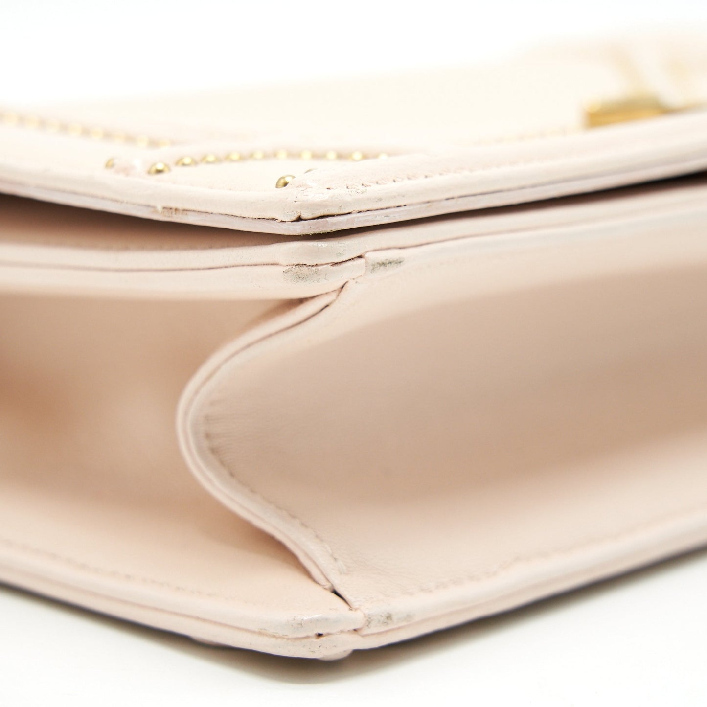 Dior Small Studded Diorama Beige with GHW