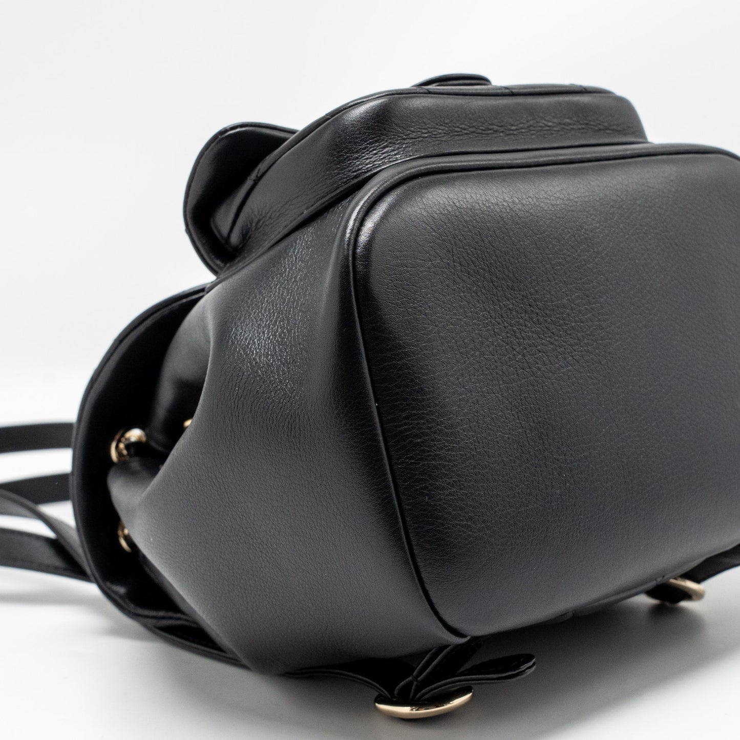 Chanel Mini Duma Backpack calfskin black LGHW (microchip)