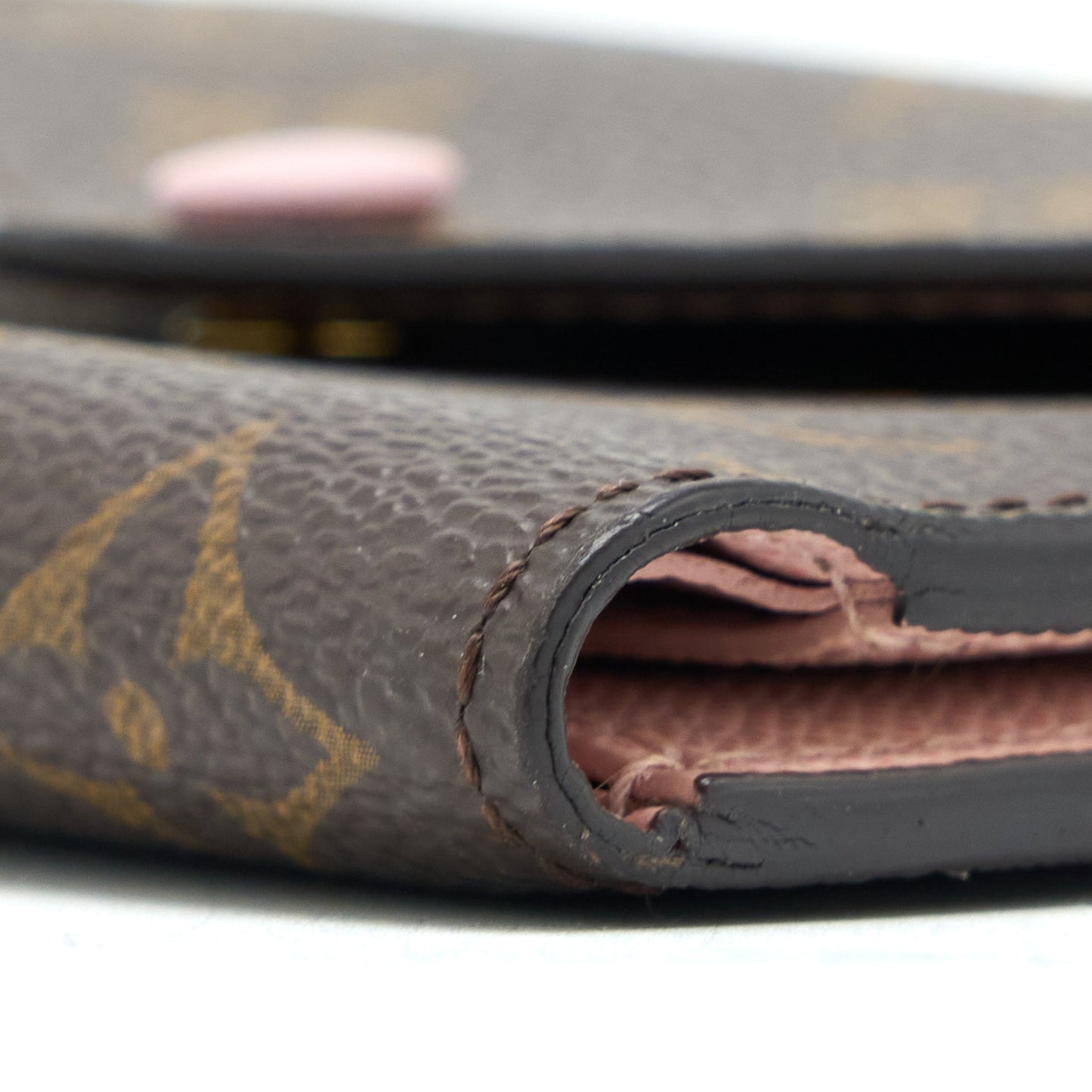 Louis Vuitton Victorine Wallet Monogram Canvas Rose Ballerine GHW