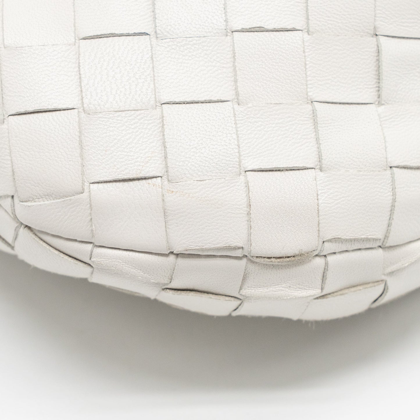 Bottega Veneta Mini Jodie leather white GHW