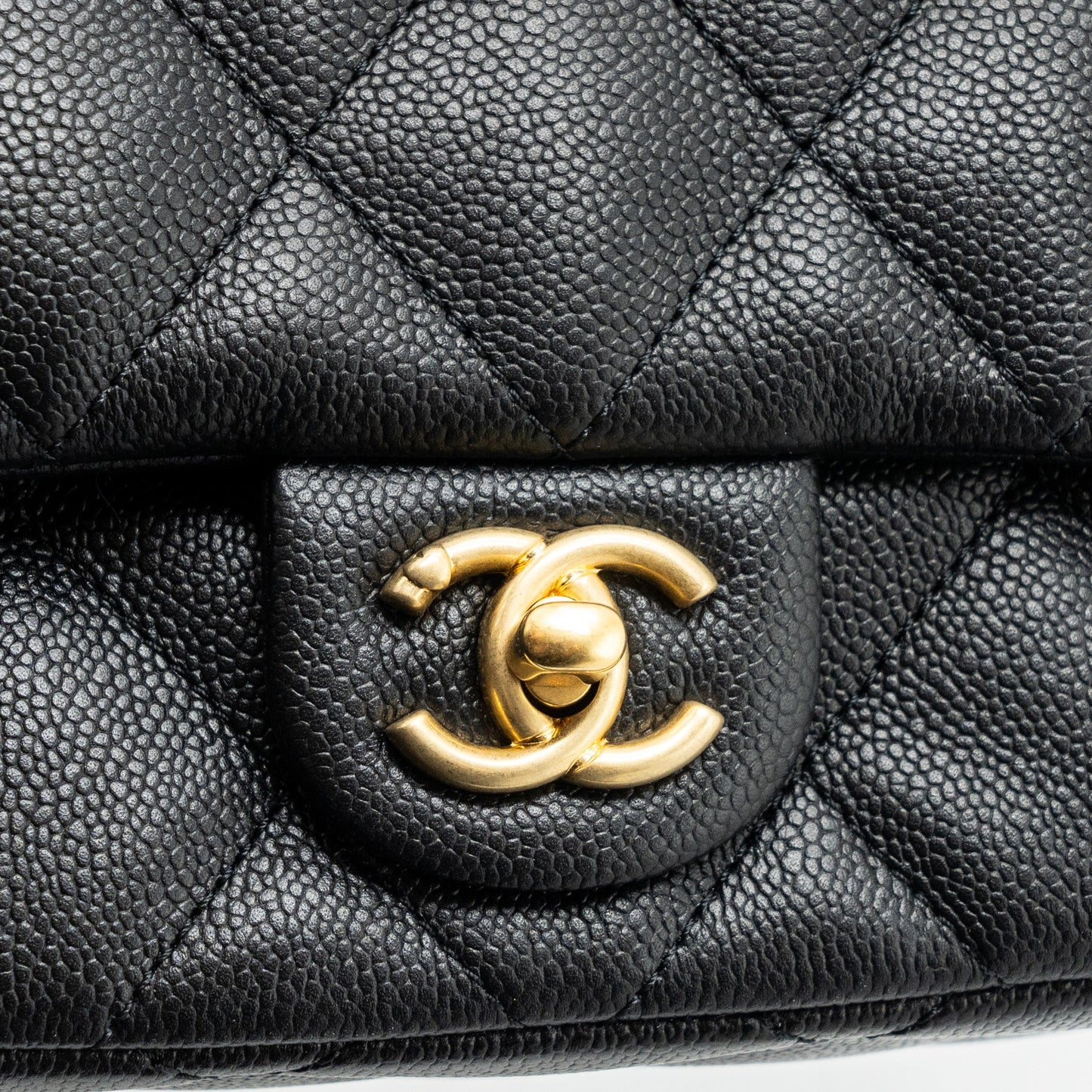 Chanel 23p Coco Love Flap Bag Caviar Black GHW(microchip)