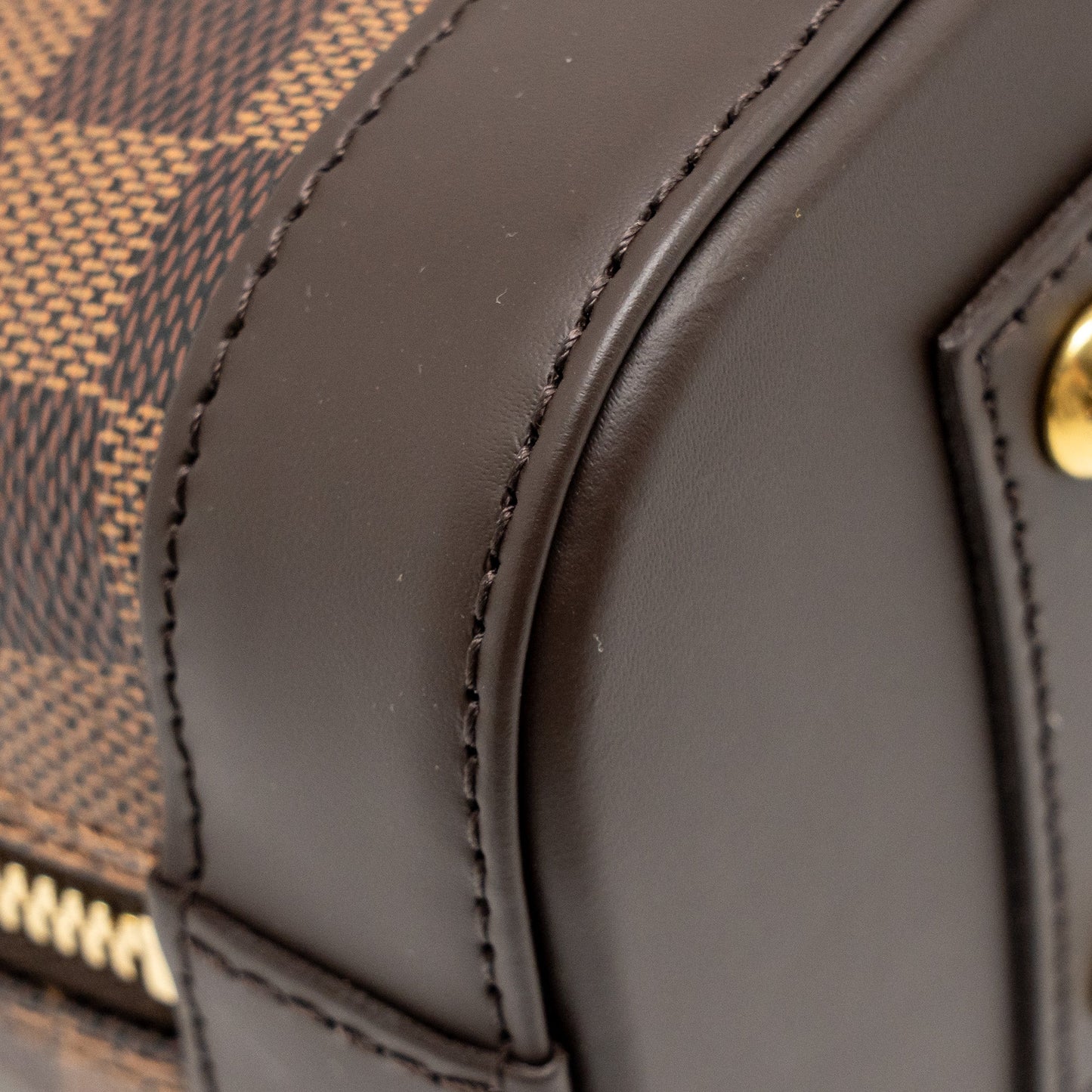 Louis Vuitton Alma BB damier ebene canvas GHW