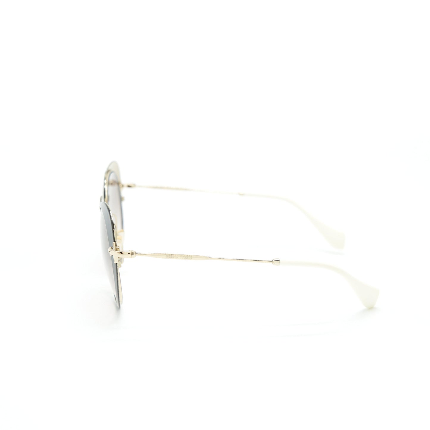 Miu Miu Black/ White Heart Sunglasses