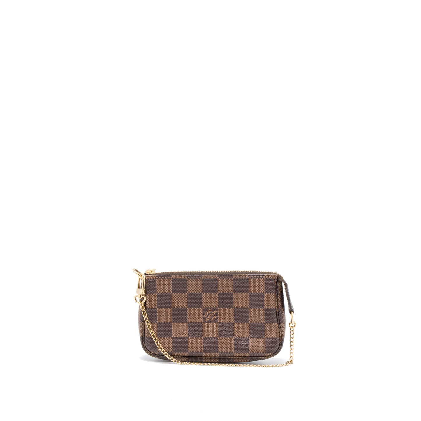 Louis Vuitton Mini Pochette Accessories Damier Ebene Canvas GHW