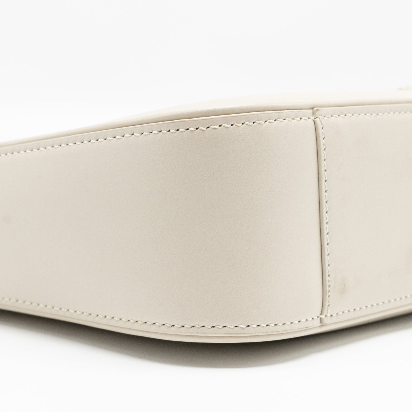 Saint laurent Le 5 A 7 hobo calfskin blanc vintage GHW