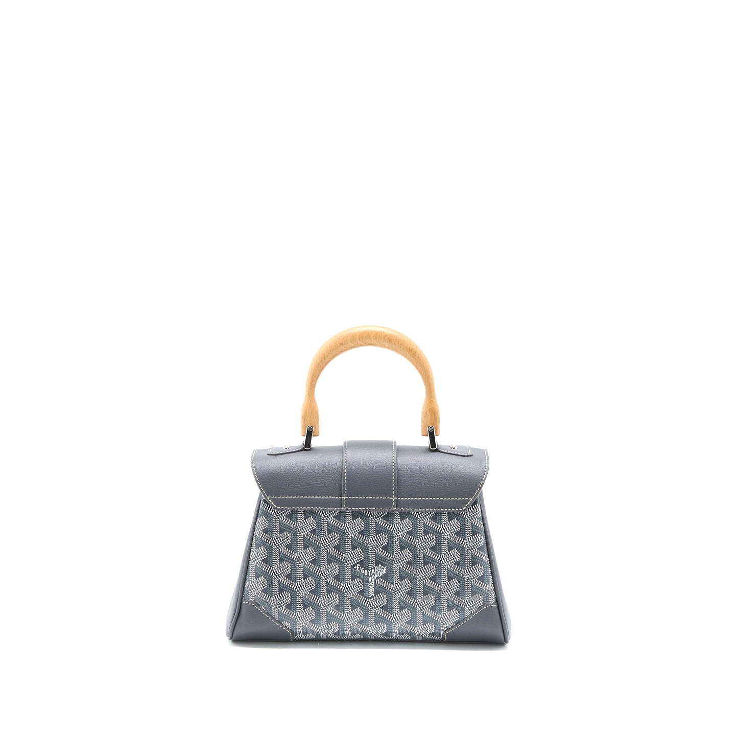 Goyard Mini Saigon Goyardine Canvas Grey SHW