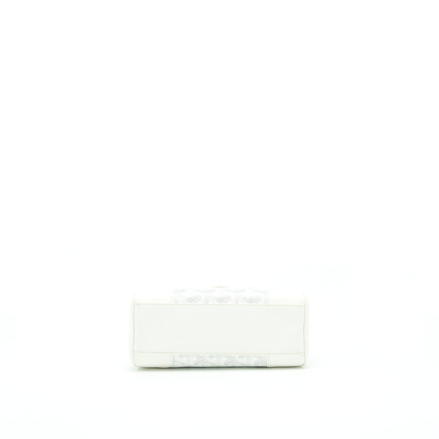 Goyard Saigon Mini Goyardine Canvas White SHW