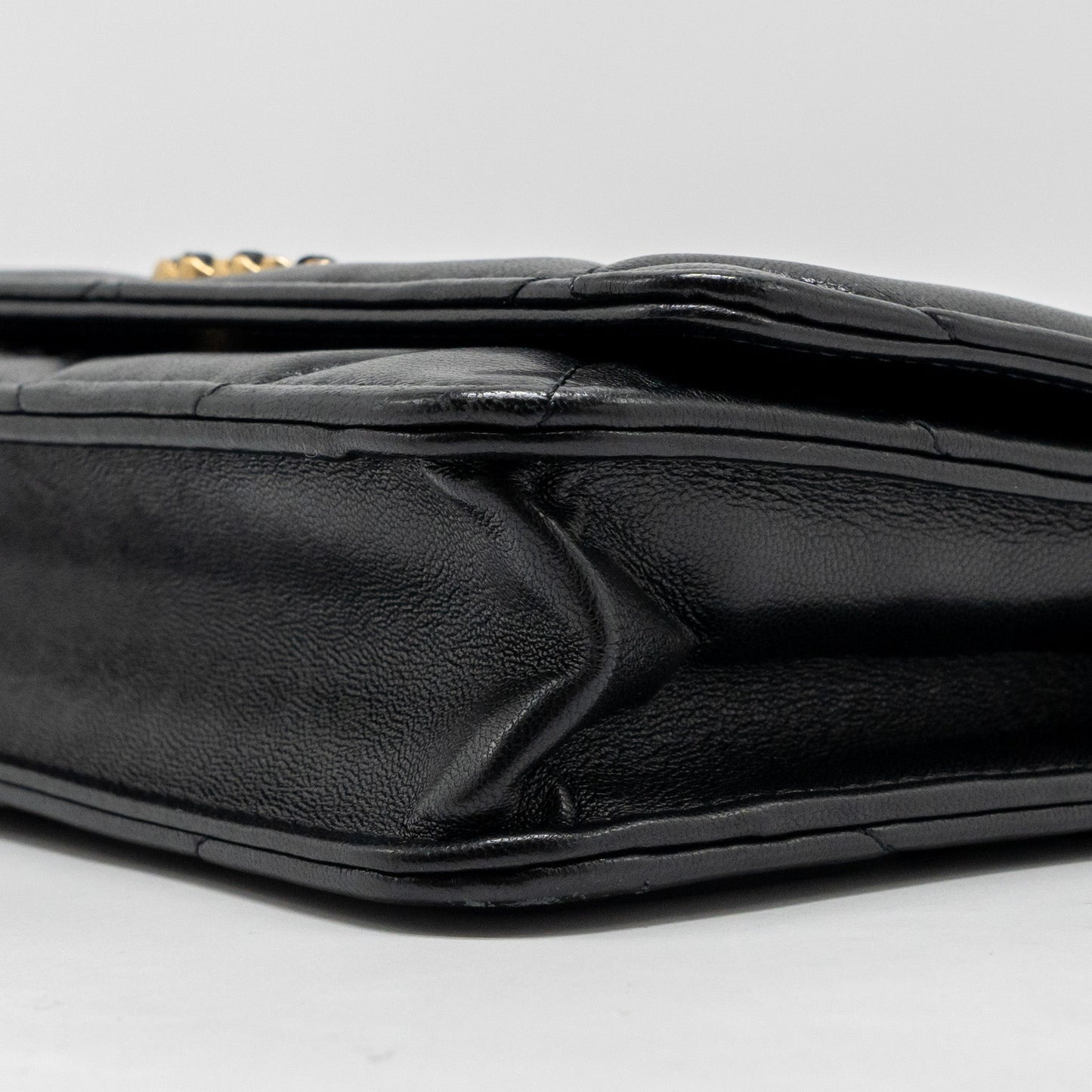 Chanel 19 Wallet On Chain Lambskin Black Multicolour Hardware