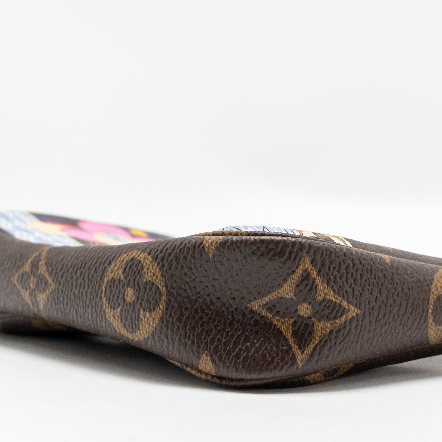 Louis Vuitton mini pochette accessories Vivienne holiday limited monogram canvas GHW