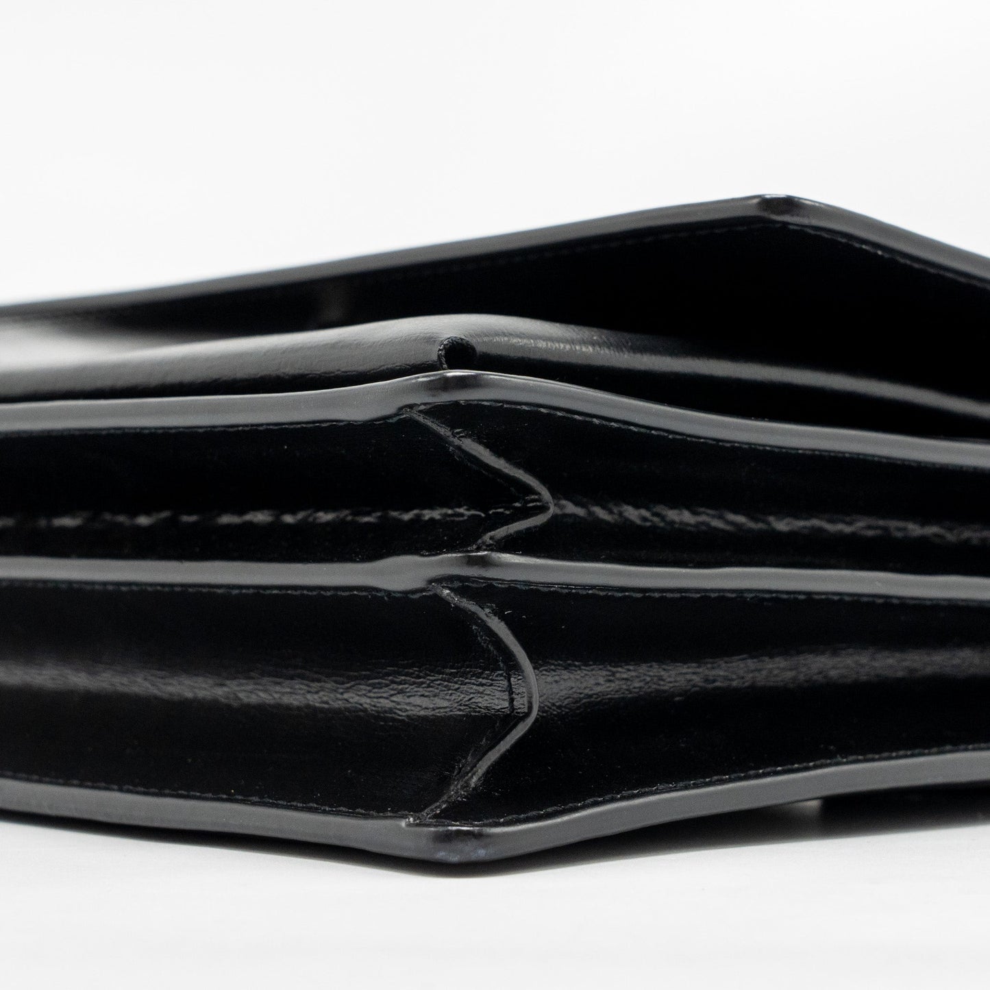 Saint Laurent / YSL Medium Sunset Bag Black Calfskin Black Hardware