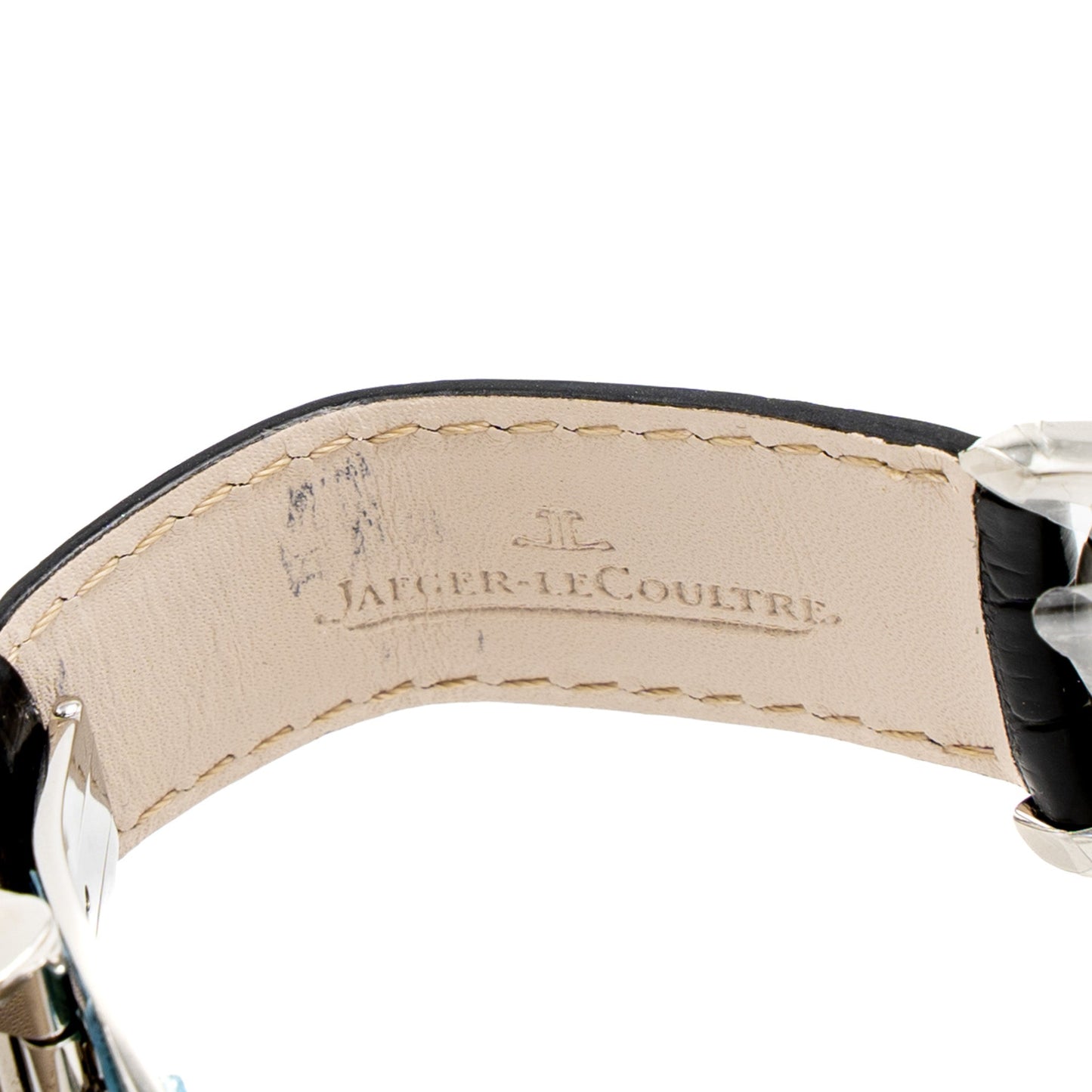 Jaeger Lecoultre Master Ultra Thin Moon Stainless Steel Alligator Strap Ref:Q1368420