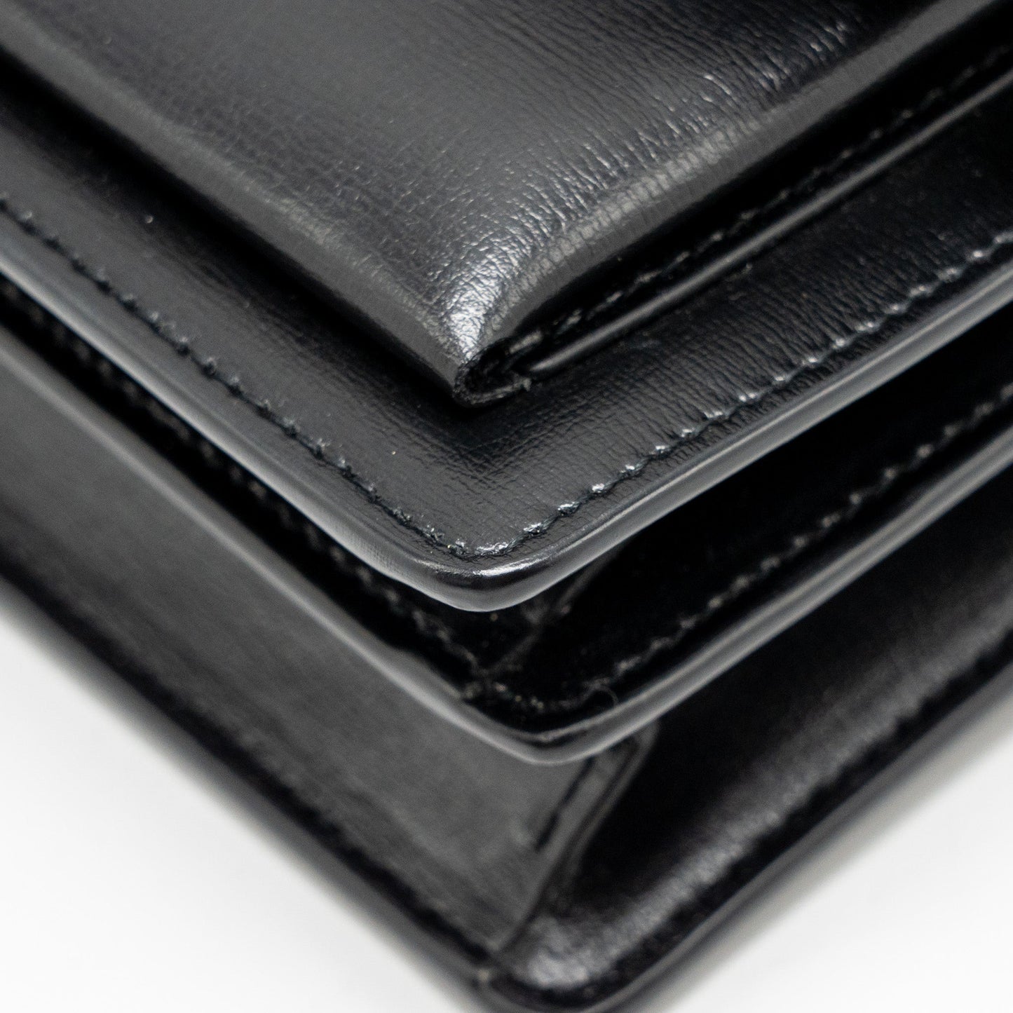 Saint Laurent / YSL Medium Sunset Bag Black Calfskin Black Hardware