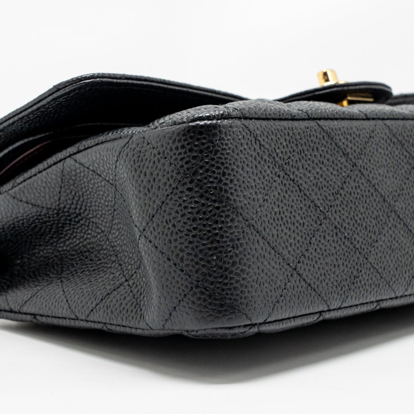 CHANEL Medium Classic Double Flap Bag Caviar Black GHW
