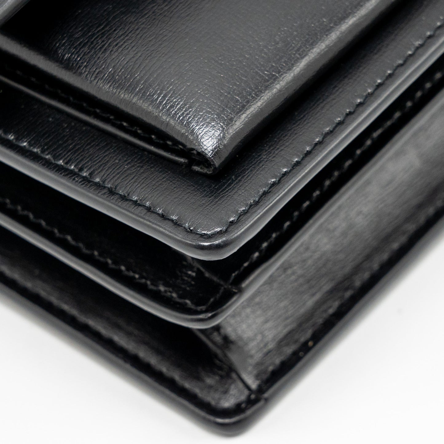 Saint Laurent / YSL Medium Sunset Bag Black Calfskin Black Hardware