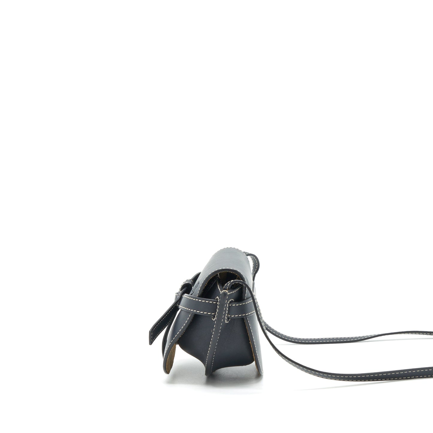 Loewe Mini Gate Dual Bag Calfskin Black GHW