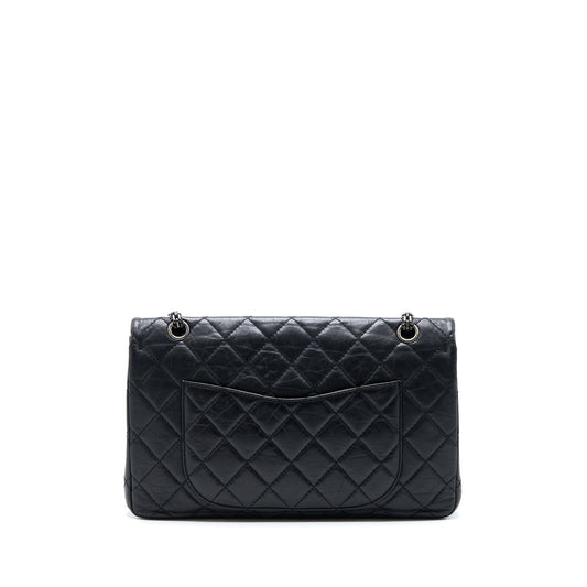 Chanel 2.55 Reissue 227 Aged Calfskin Black Ruthenium SHW