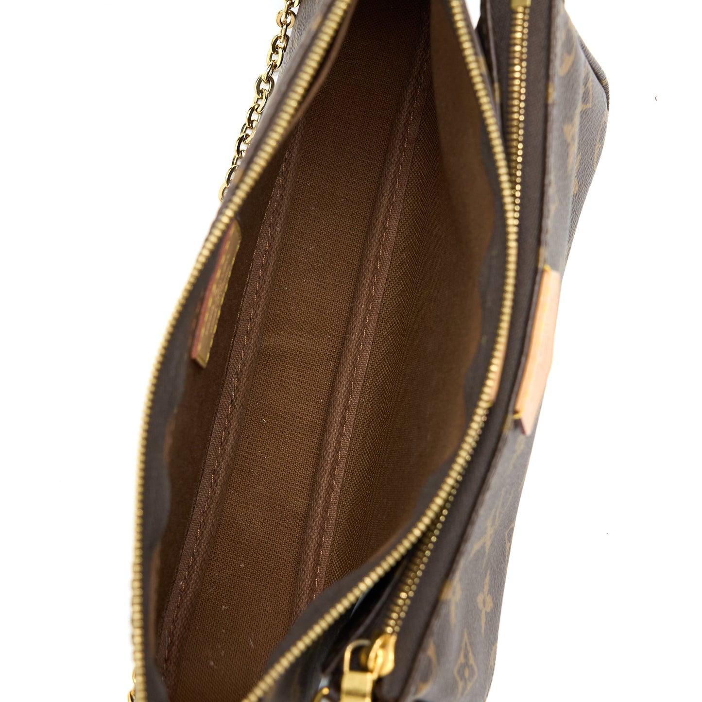 Louis Vuitton Multi Pochette With Khaki Strap GHW