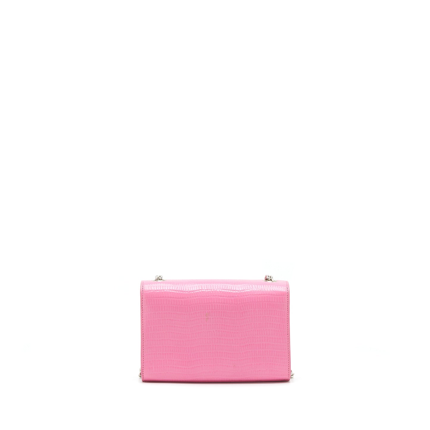 Saint Laurent / YSL Mini Kate Tassel Embossed Calfskin Pink SHW