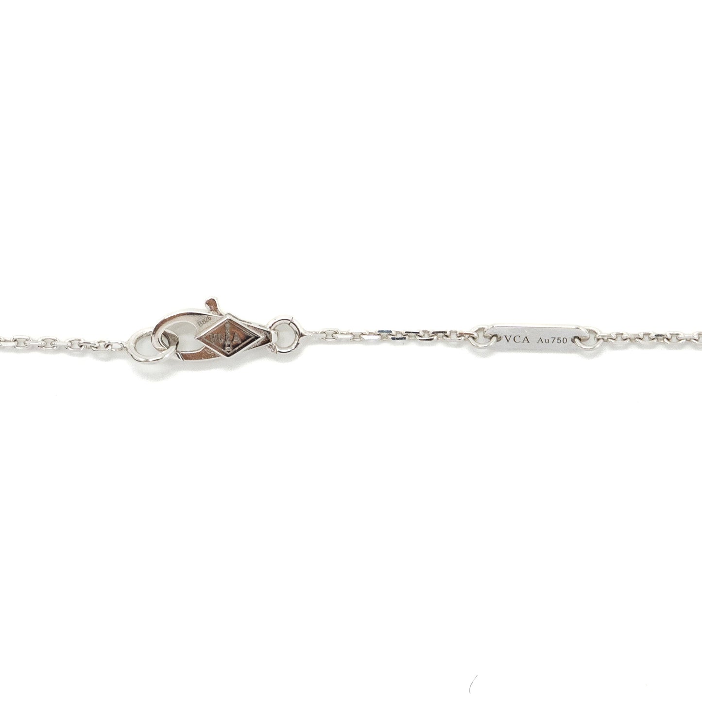 Van Cleef & Arpels Sweet Alhambra Pendant White Gold, Diamonds