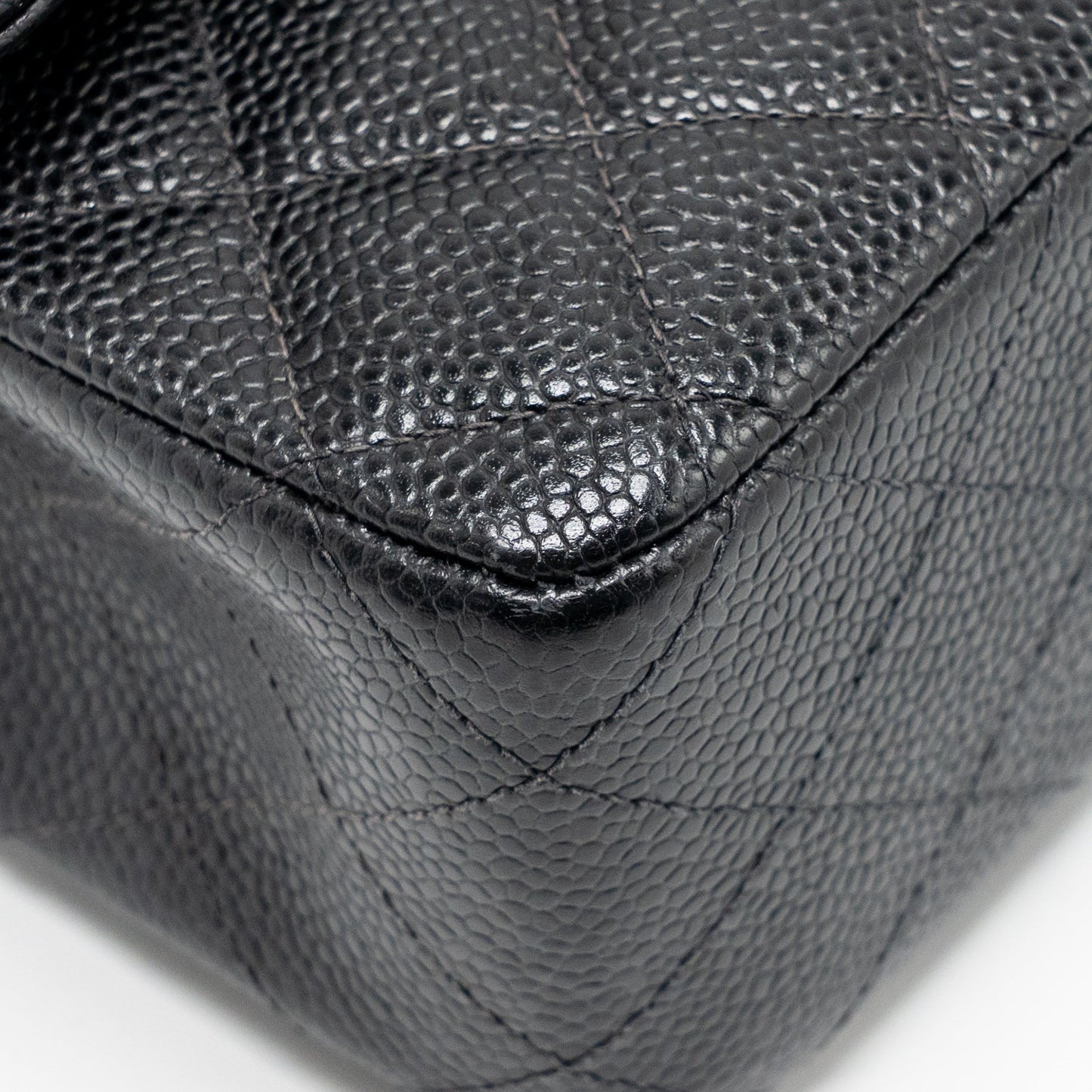 Chanel Medium Classic Double Flap Bag Caviar Black SHW