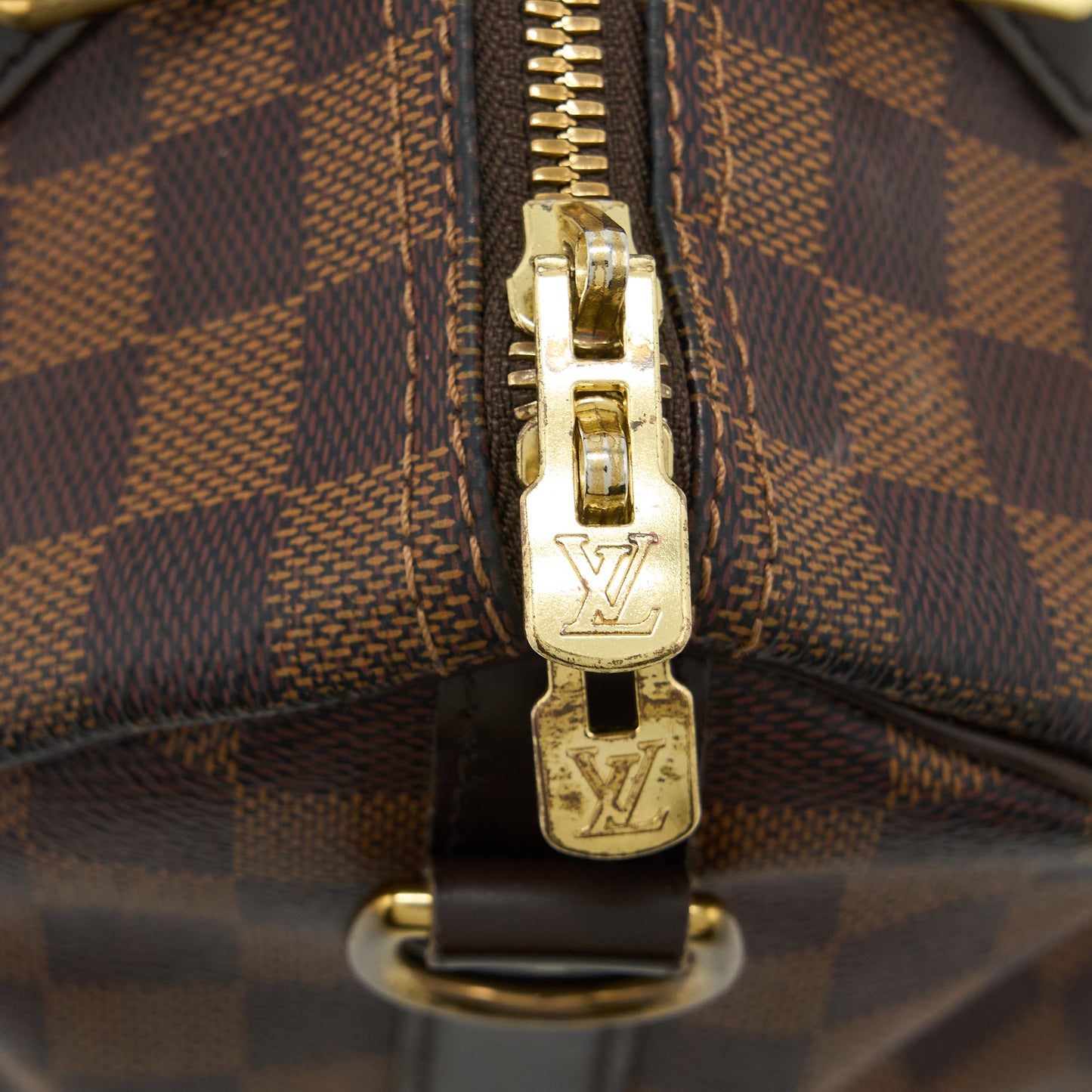 Louis Vuitton Speedy Bandouliere 25 Damier Ebene Canvas GHW