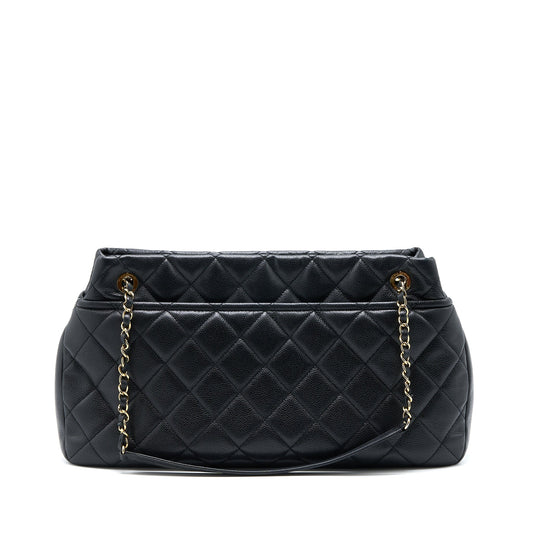 Chanel Matelasse Chain Tote Bag Caviar Black GHW