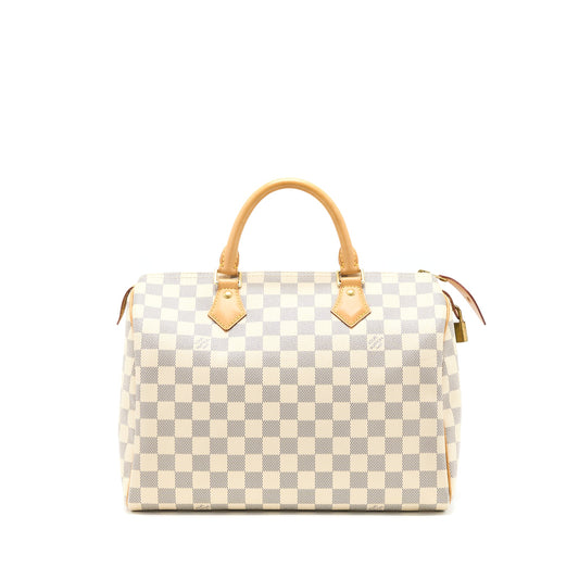 Louis Vuitton Speedy 30 Damier Azur Canvas GHW