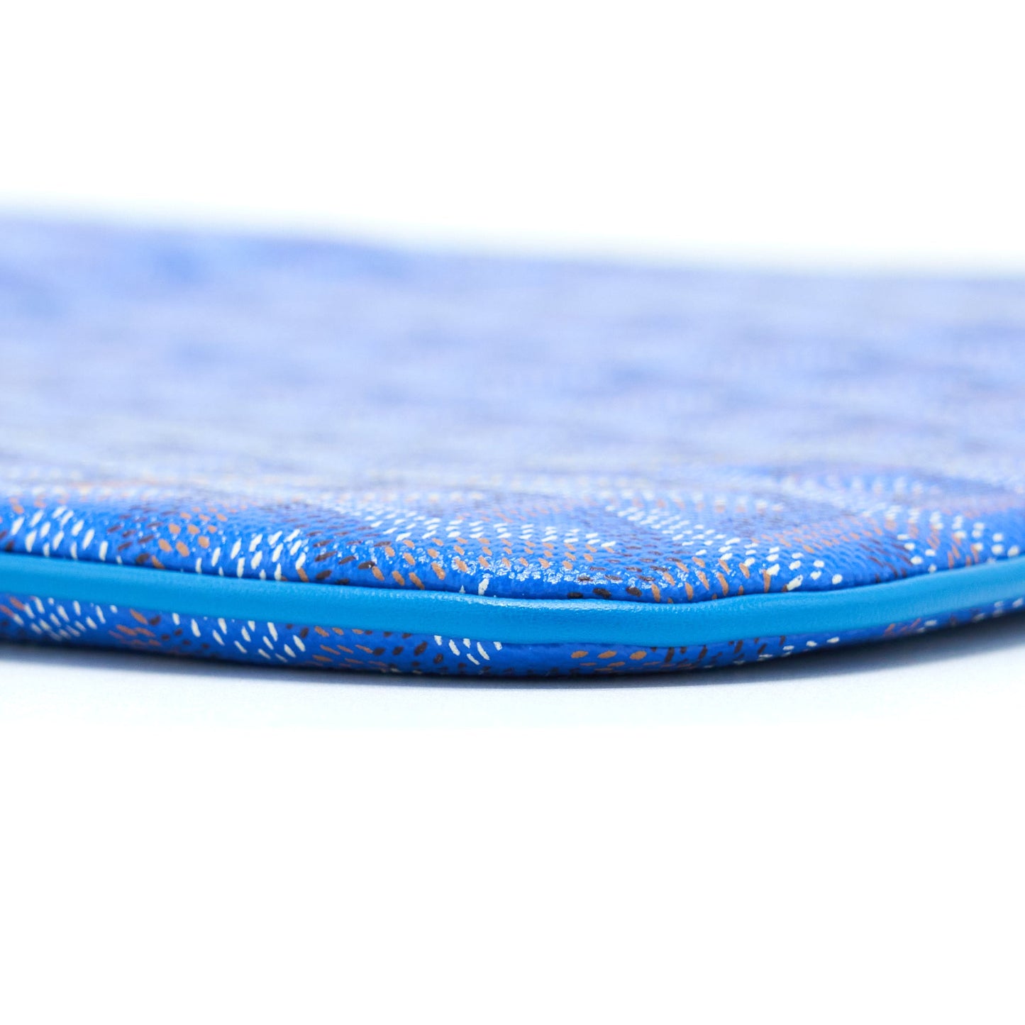 Goyard Senat MM Pocket Goyardine Canvas Blue SHW
