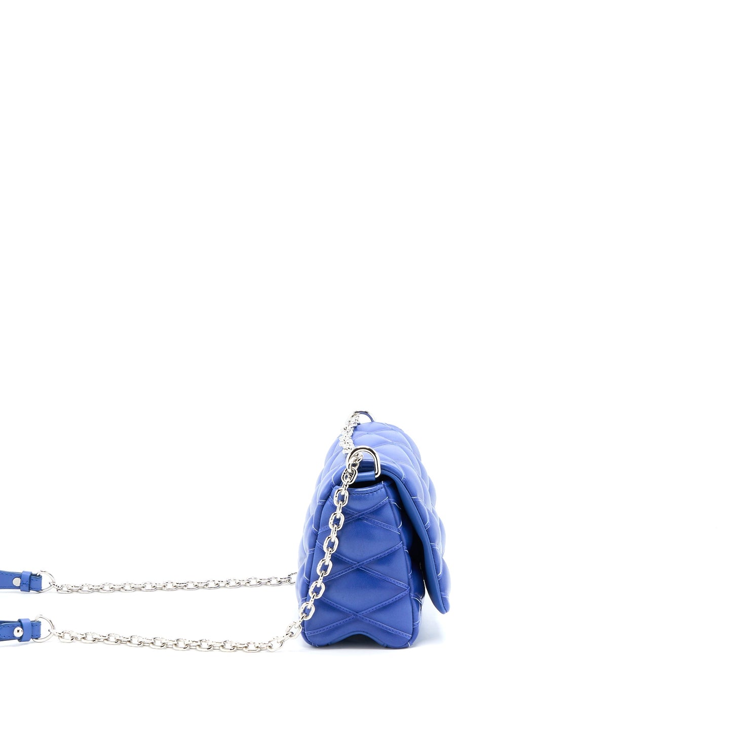 Louis Vuitton Go-14 Malletage PM Lambskin Blue SHW