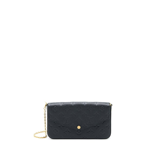 Louis Vuitton Felicie Pochette Monogram Empreinte Black GHW