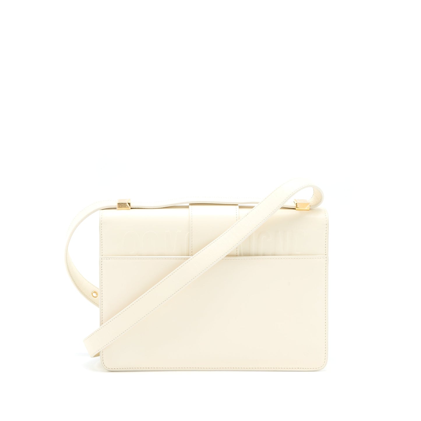 Dior Medium Montaigne 30 Bag White GHW