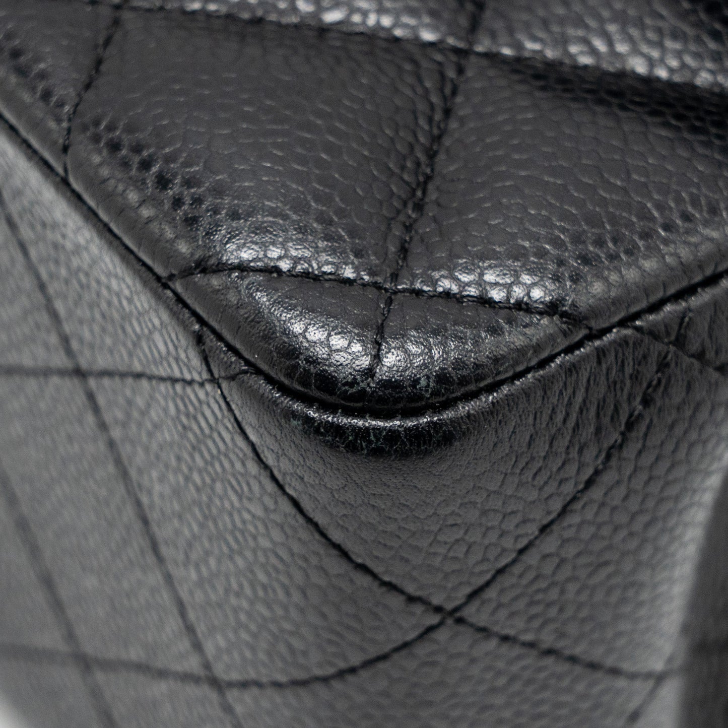 CHANEL Jumbo Classic Double Flap Bag Caviar Black GHW