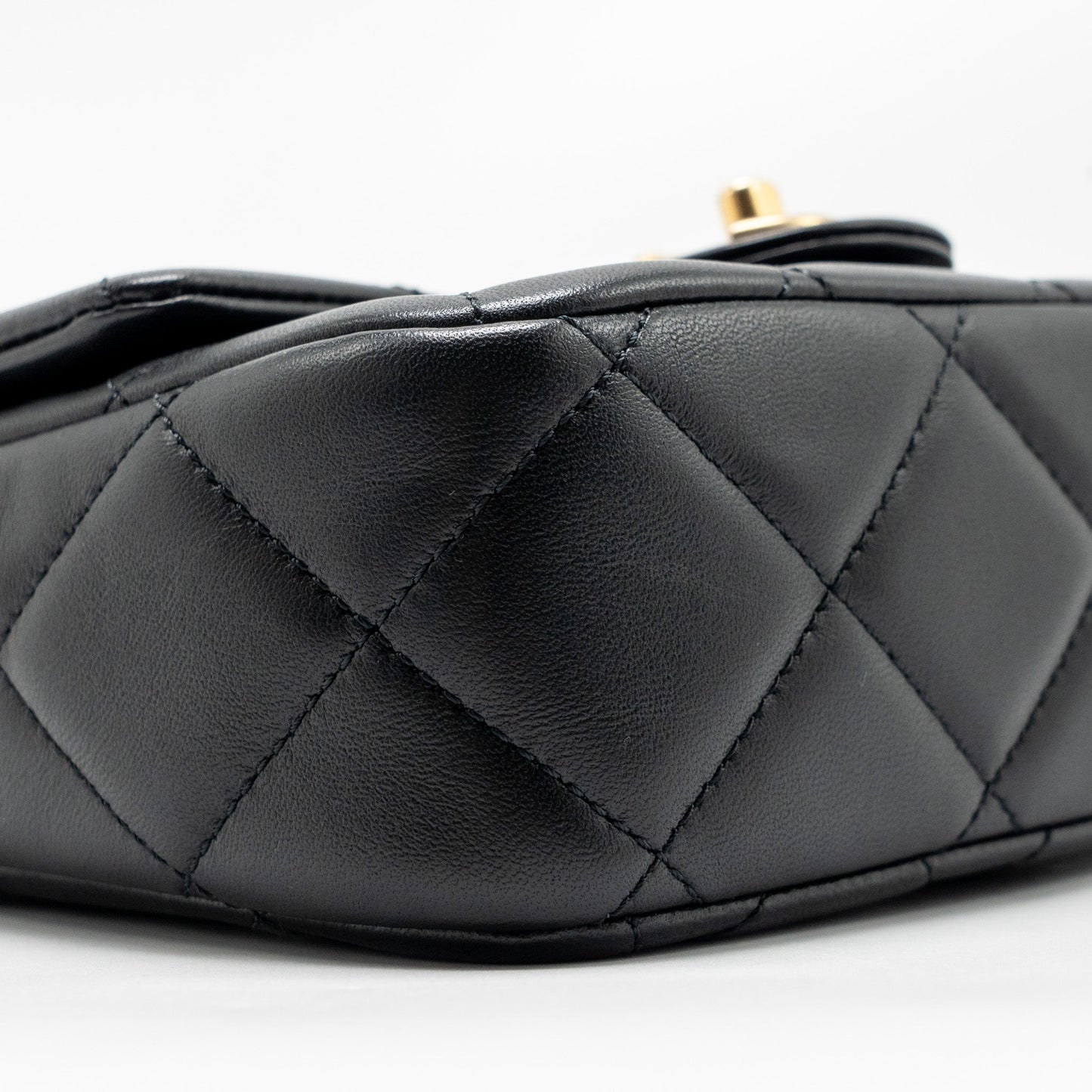 Chanel MY Perfect Mini Flap Bag Lambskin Black GHW (Microchip)