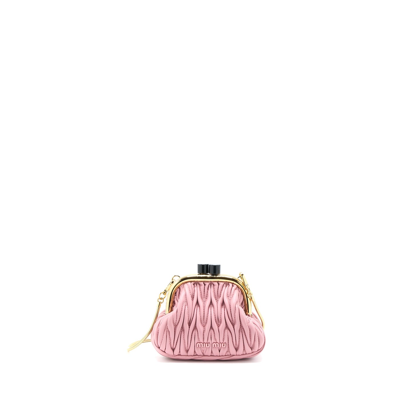 Miu Miu Miu Belle Mini Bag Nappa Pink GHW