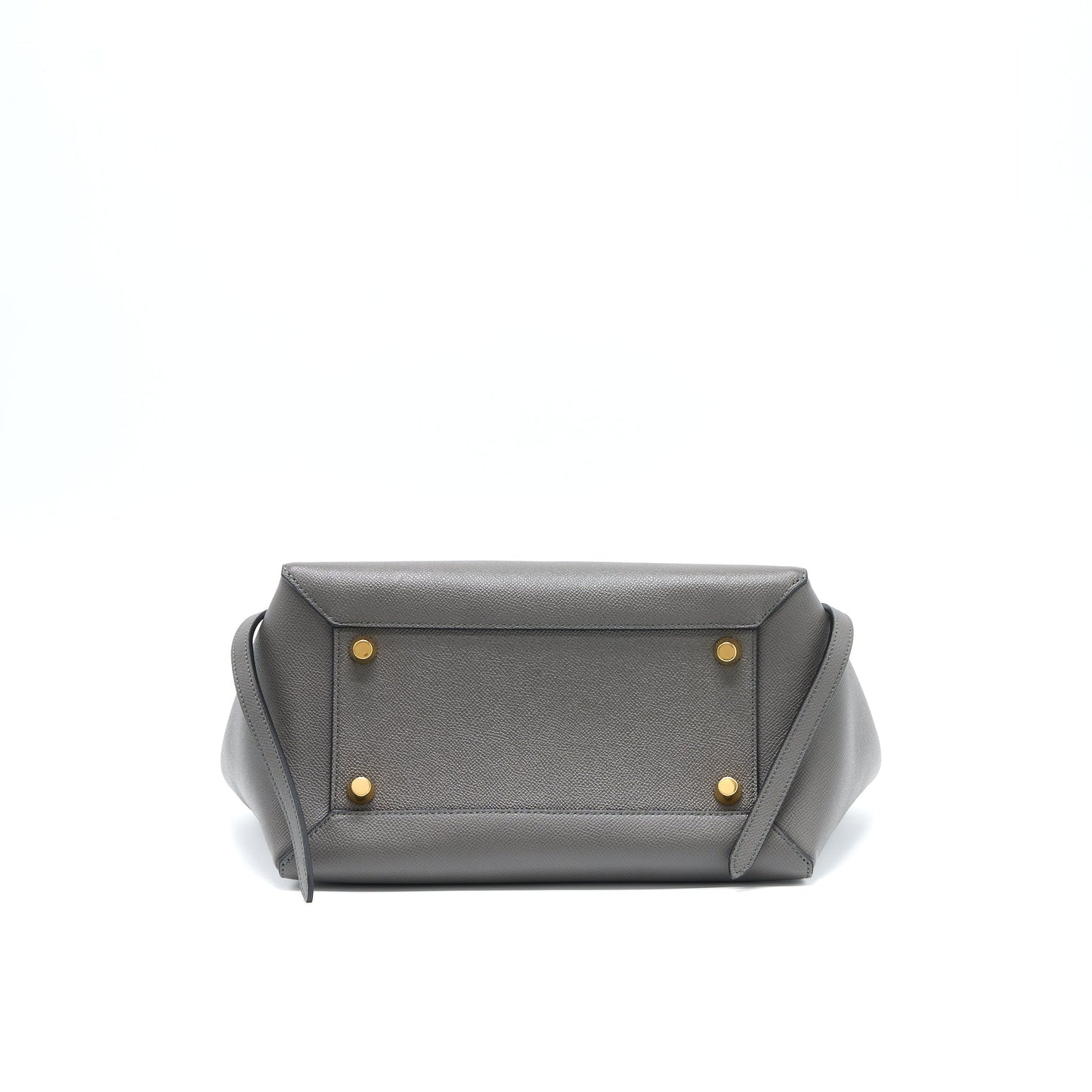 Celine Mini Belt Bag Grained Calfskin Grey GHW