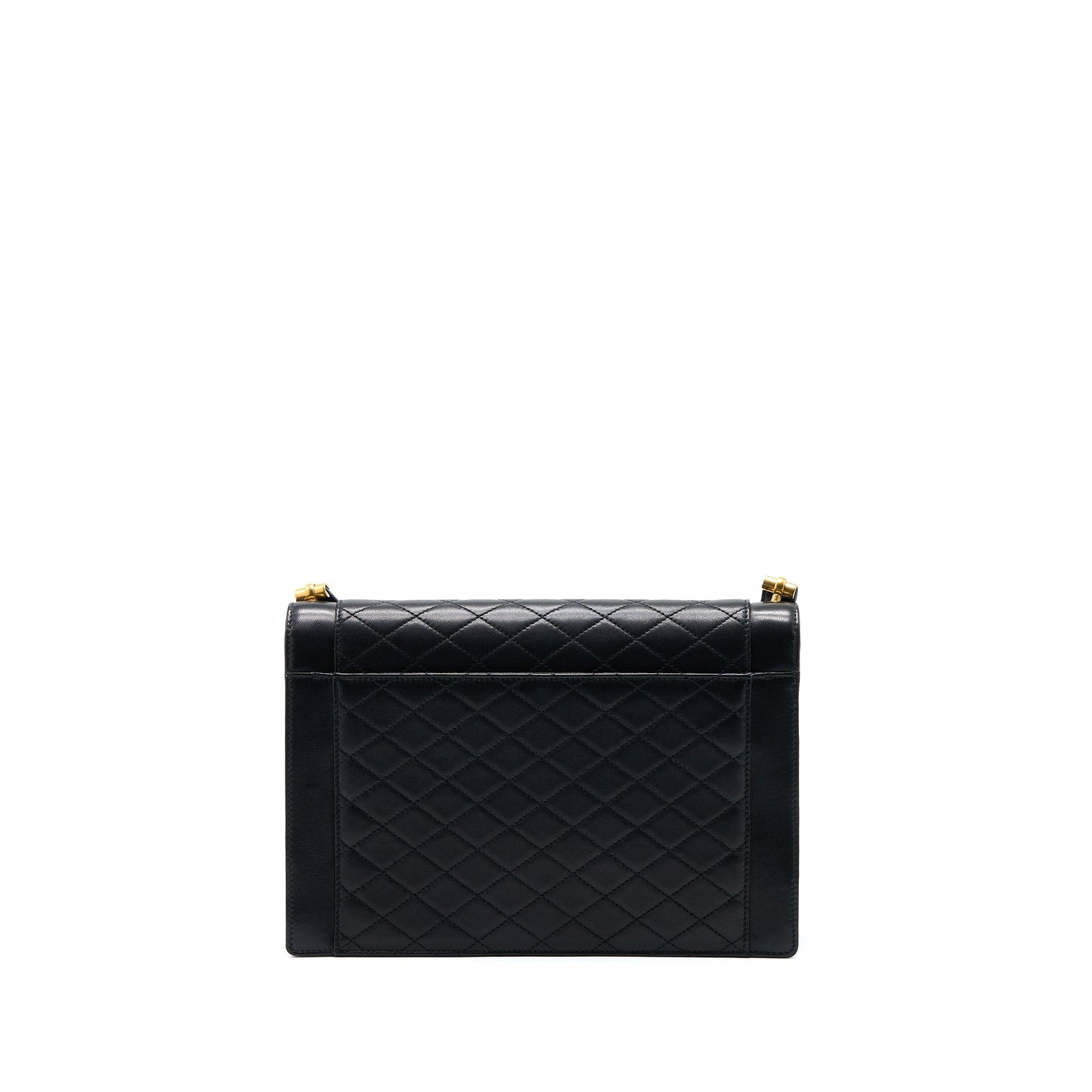 Saint Laurent/YSL Envelop Shoulder Bag Lambskin Black GHW