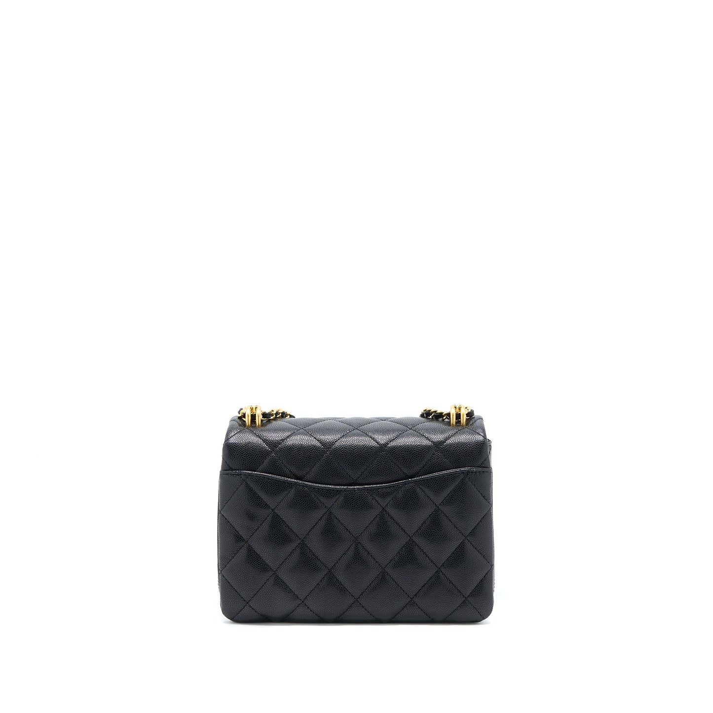 Chanel 22K Coco First Caviar Leather Black GHW (Microchip)
