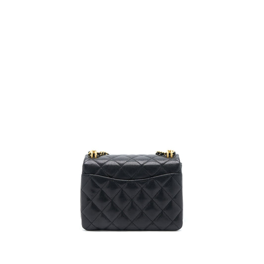 Chanel 22K Coco First Caviar Leather Black GHW (Microchip)
